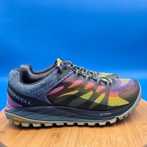 Merrell Antora 2 Rainbow Trail Running Shoes Womens 9 Black Multi J135430 Vibram